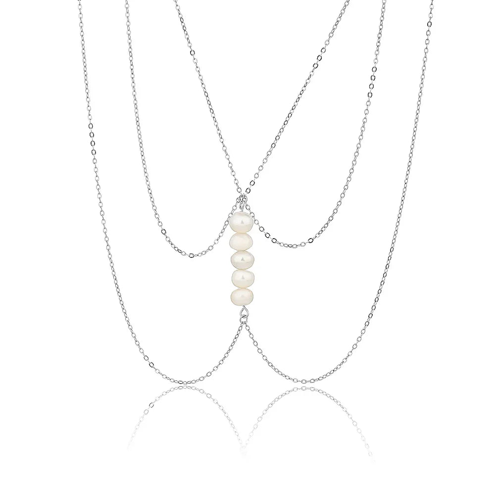 שרשרת בטן כסף 925 – סטייל קיצי ייחודי - | Kalimira Jewelry | תכשיטי כסף Kalimira | إكسسوارات فضة Kalimira