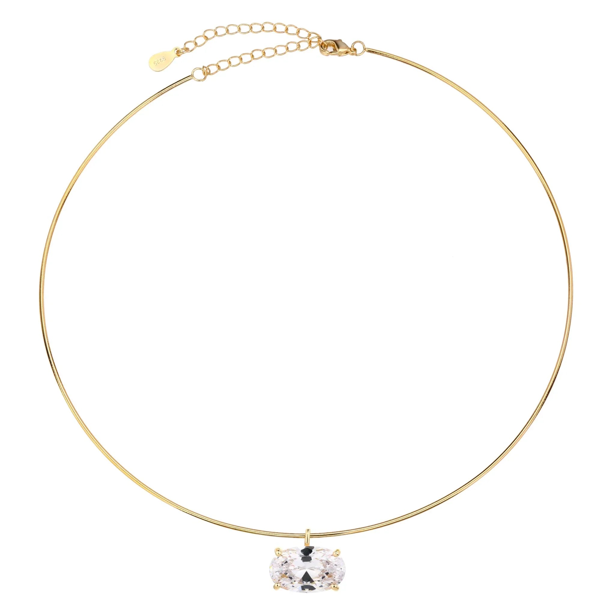 שרשרת קשיחה כסף 925 – לוק מינימליסטי יוקרתי - | Kalimira Jewelry | תכשיטי כסף Kalimira | إكسسوارات فضة Kalimira