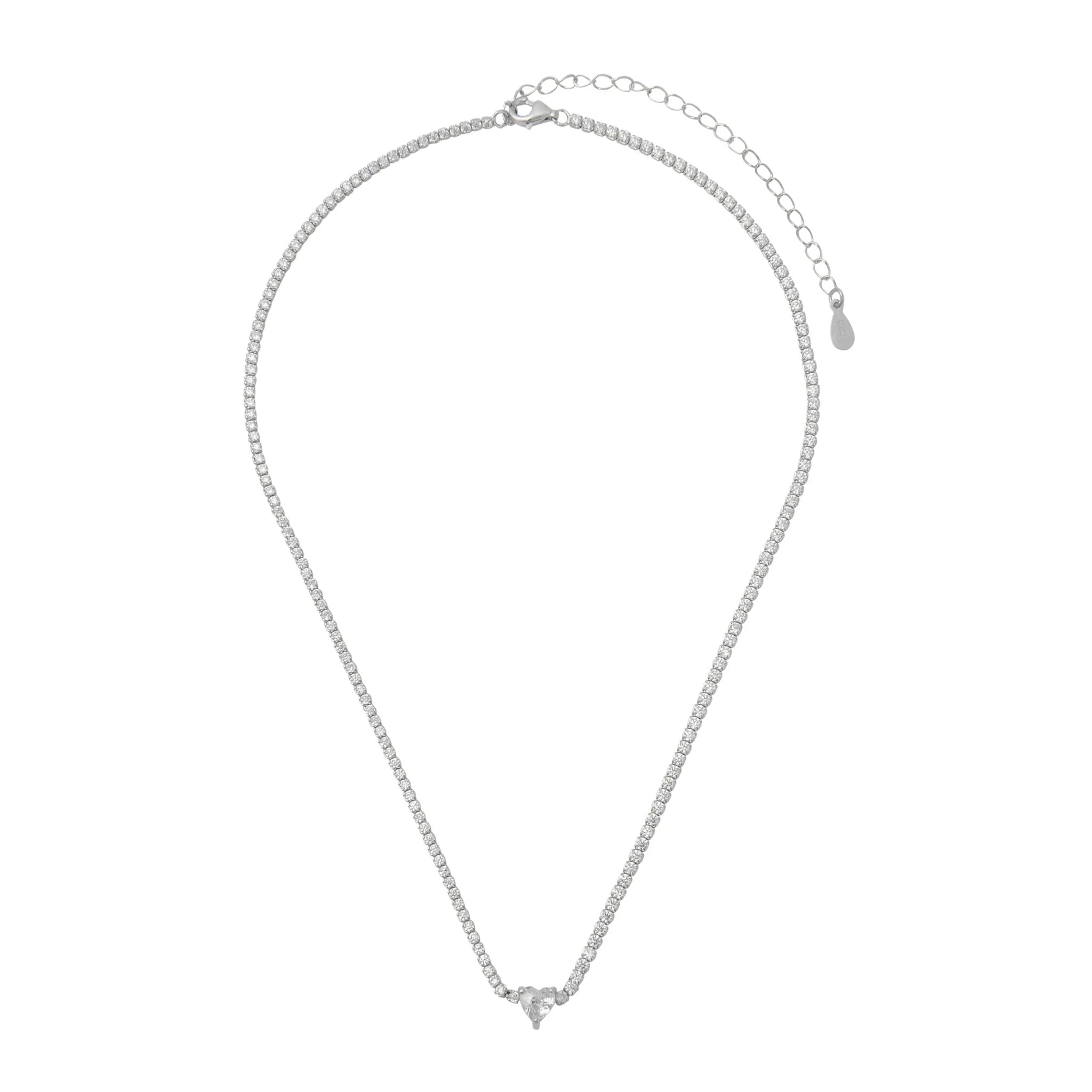 שרשרת קולר טניס כסף 925 – זוהר נשי - | Kalimira Jewelry | תכשיטי כסף Kalimira | إكسسوارات فضة Kalimira