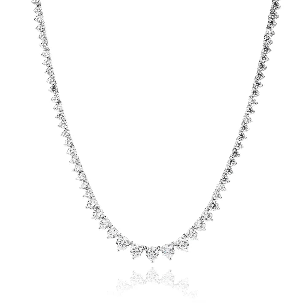 שרשרת קולר טניס כסף 925 – זוהר נשי - | Kalimira Jewelry | תכשיטי כסף Kalimira | إكسسوارات فضة Kalimira