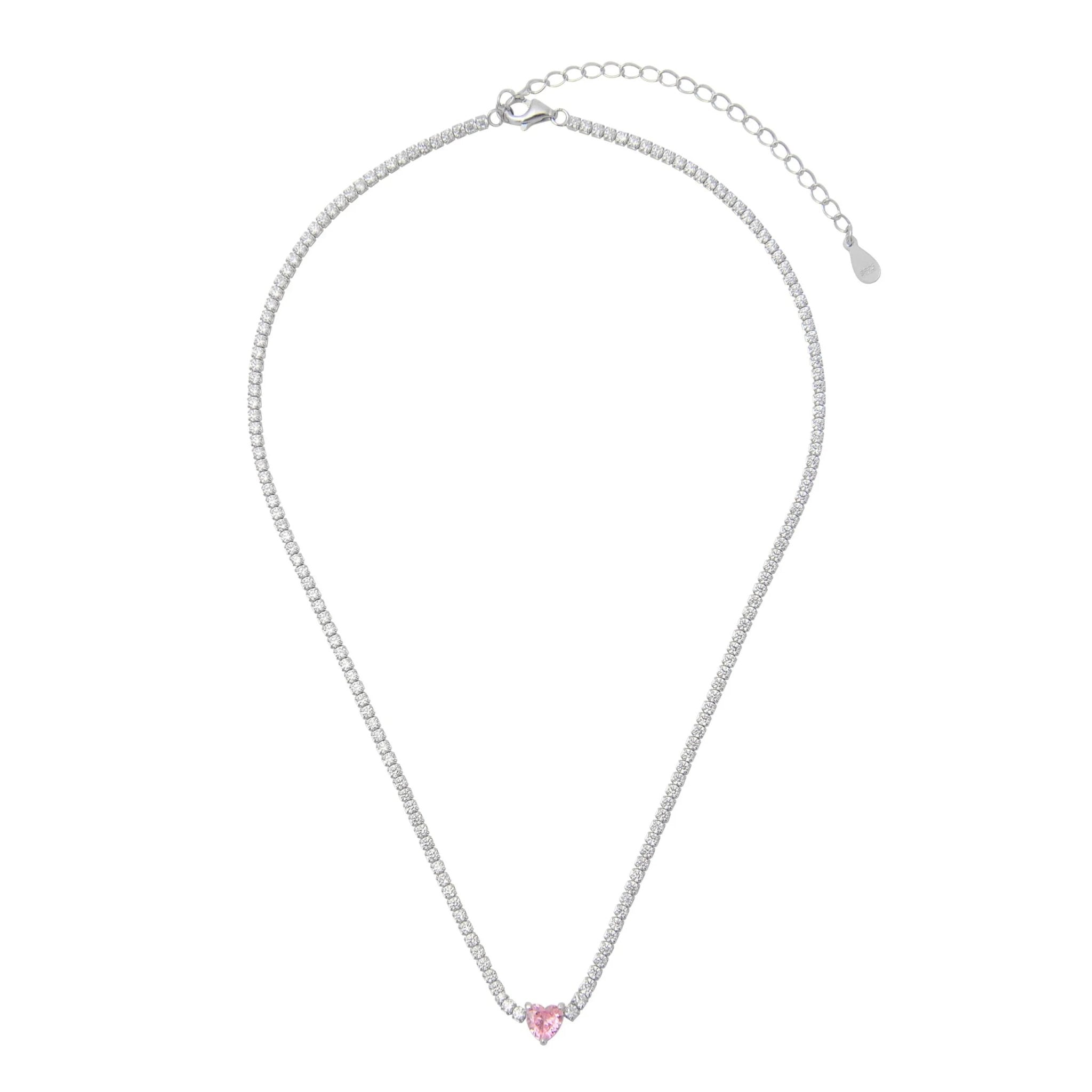 שרשרת קולר טניס כסף 925 – זוהר נשי - | Kalimira Jewelry | תכשיטי כסף Kalimira | إكسسوارات فضة Kalimira