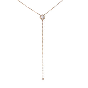 שרשרת עניבה נופלת כסף 925 – אלגנטיות מודרנית - | Kalimira Jewelry | תכשיטי כסף Kalimira | إكسسوارات فضة Kalimira