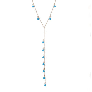 שרשרת עניבה נופלת כסף 925 – אלגנטיות מודרנית - | Kalimira Jewelry | תכשיטי כסף Kalimira | إكسسوارات فضة Kalimira