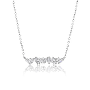 שרשרת כסף 925 משובצת זירקון – ברק ייחודי - | Kalimira Jewelry | תכשיטי כסף Kalimira | إكسسوارات فضة Kalimira