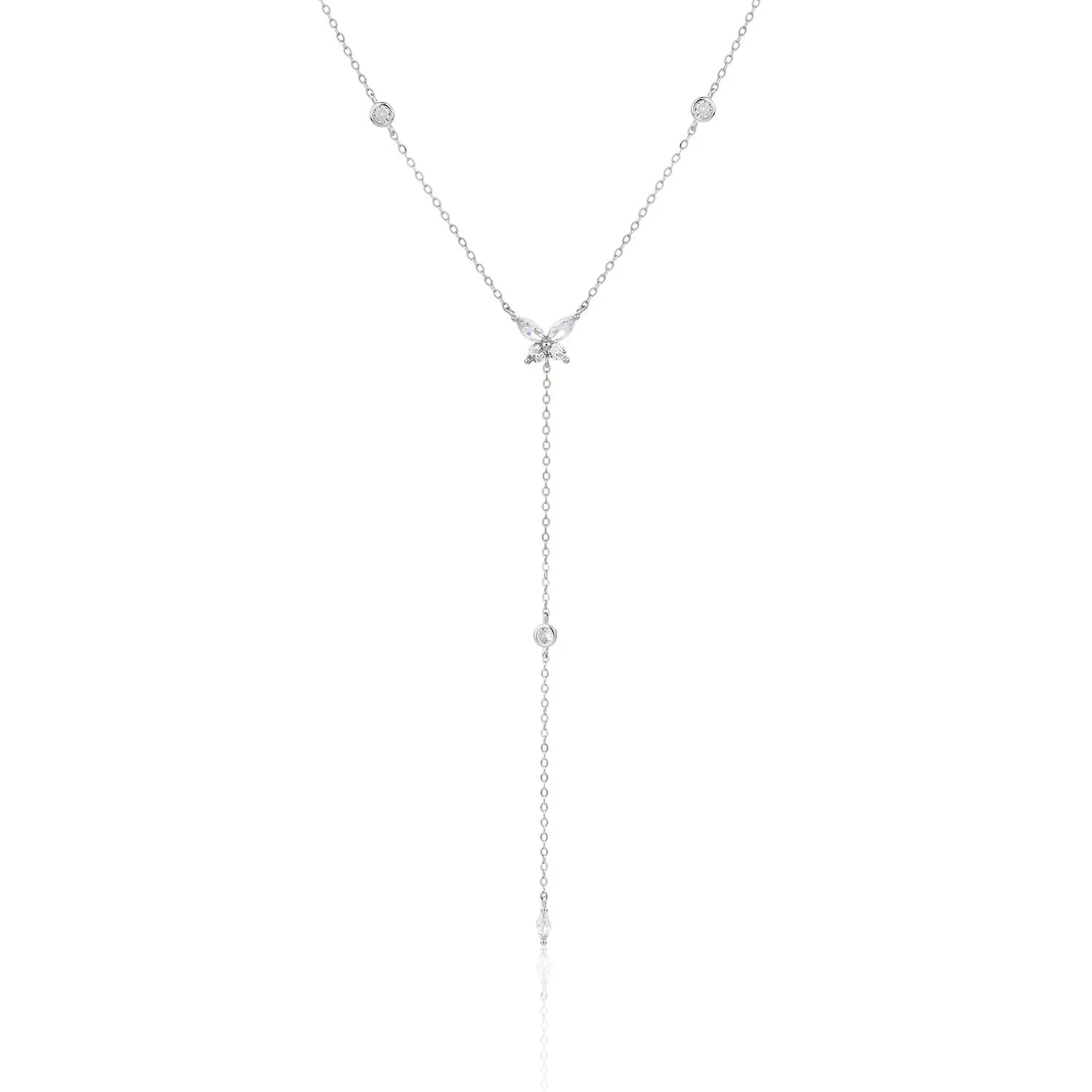 שרשרת כסף 925 משובצת זירקון – ברק ייחודי - | Kalimira Jewelry | תכשיטי כסף Kalimira | إكسسوارات فضة Kalimira