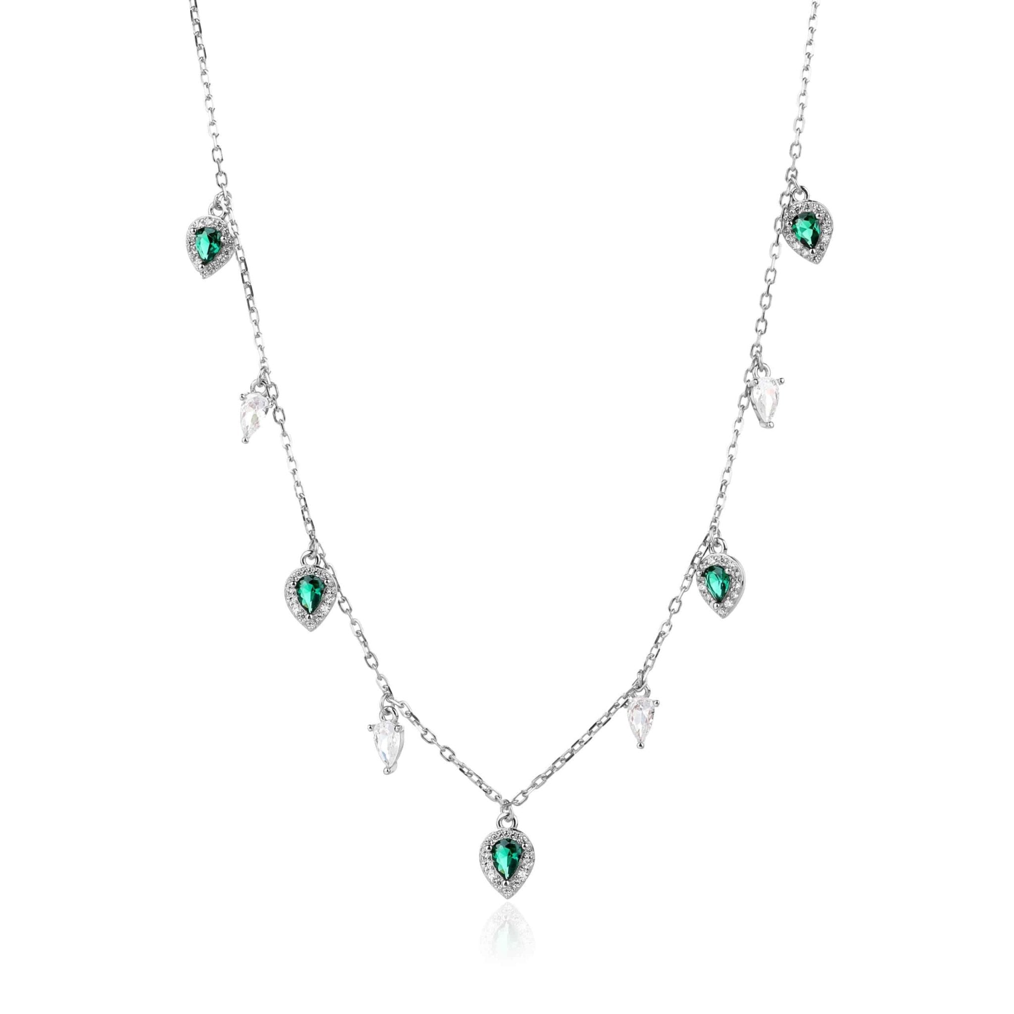 שרשרת כסף 925 משובצת זירקון – ברק ייחודי - | Kalimira Jewelry | תכשיטי כסף Kalimira | إكسسوارات فضة Kalimira