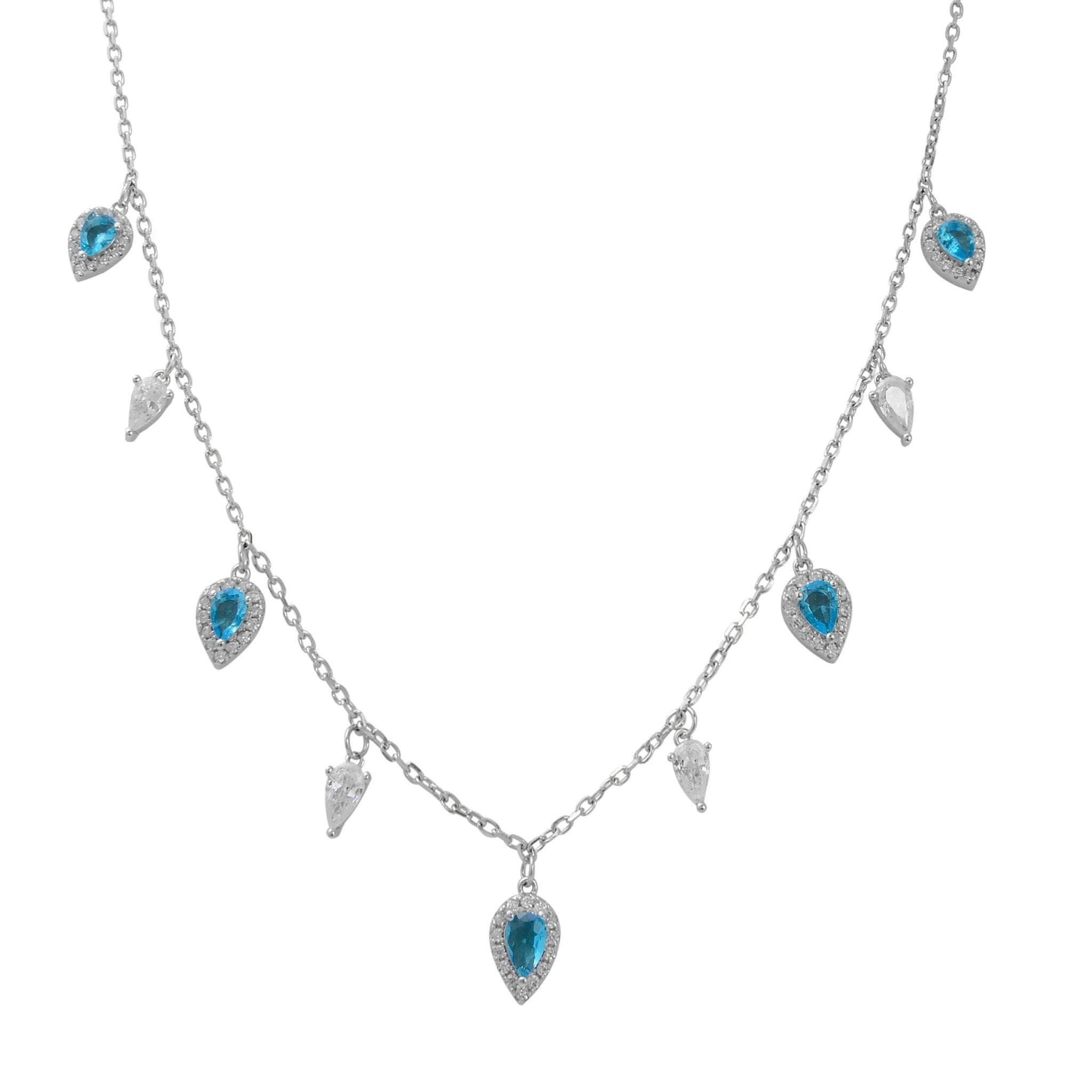 שרשרת כסף 925 משובצת זירקון – ברק ייחודי - | Kalimira Jewelry | תכשיטי כסף Kalimira | إكسسوارات فضة Kalimira