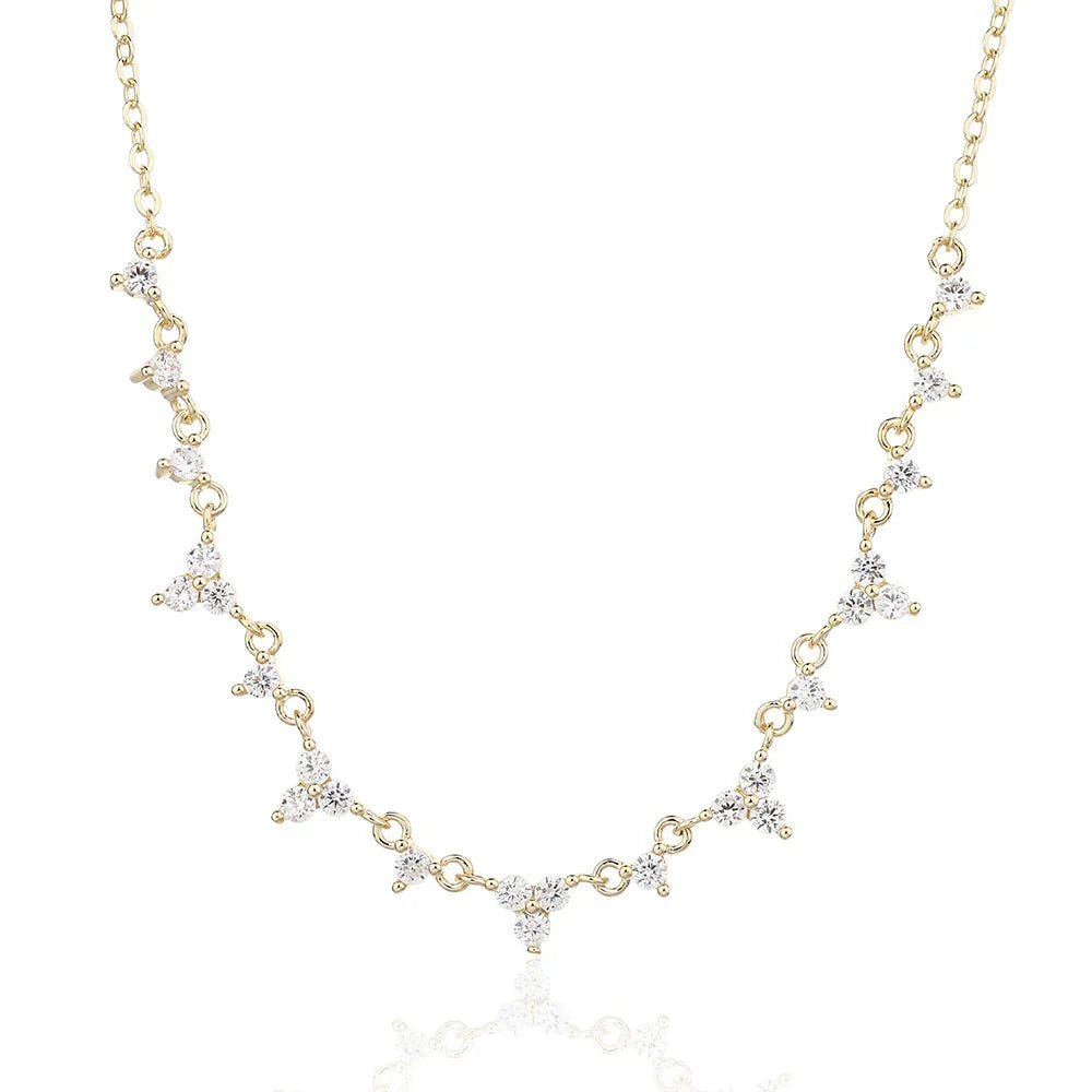 שרשרת כסף 925 משובצת זירקון – ברק ייחודי - | Kalimira Jewelry | תכשיטי כסף Kalimira | إكسسوارات فضة Kalimira