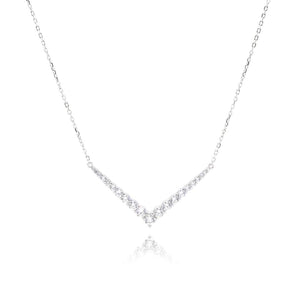 שרשרת כסף 925 משובצת זירקון – ברק ייחודי - | Kalimira Jewelry | תכשיטי כסף Kalimira | إكسسوارات فضة Kalimira