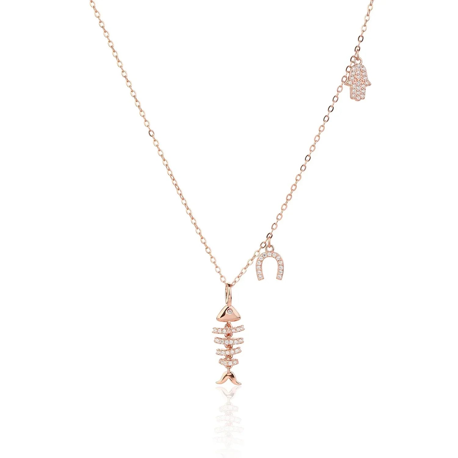 שרשרת כסף 925 משובצת זירקון – ברק ייחודי - | Kalimira Jewelry | תכשיטי כסף Kalimira | إكسسوارات فضة Kalimira