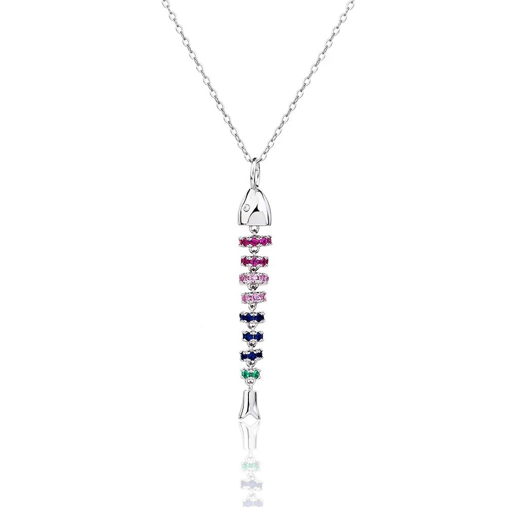 שרשרת כסף 925 משובצת זירקון – ברק ייחודי - | Kalimira Jewelry | תכשיטי כסף Kalimira | إكسسوارات فضة Kalimira