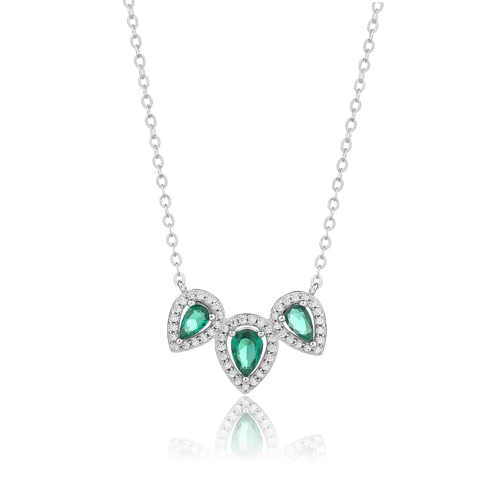 שרשרת כסף 925 משובצת זירקון – ברק ייחודי - | Kalimira Jewelry | תכשיטי כסף Kalimira | إكسسوارات فضة Kalimira