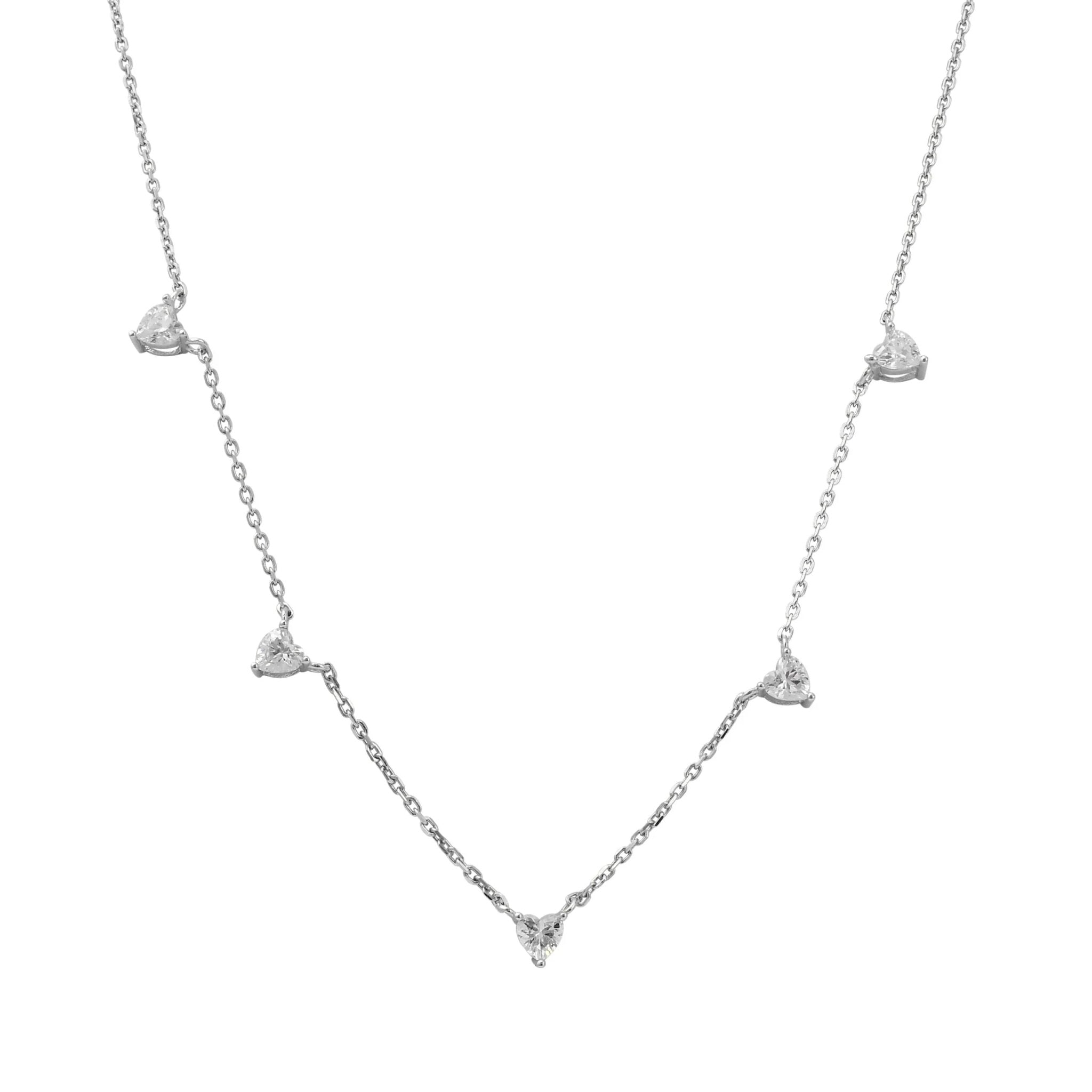 שרשרת כסף 925 משובצת זירקון – ברק ייחודי - | Kalimira Jewelry | תכשיטי כסף Kalimira | إكسسوارات فضة Kalimira