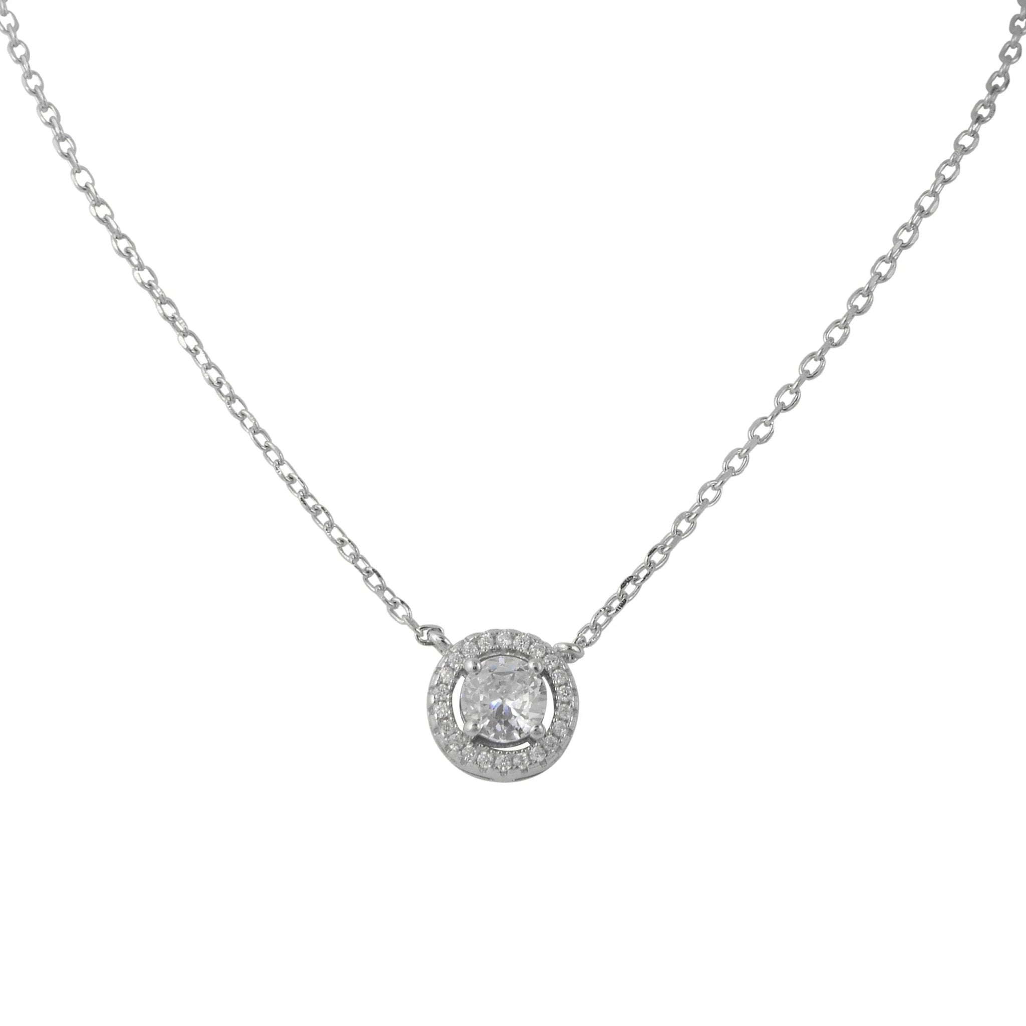 שרשרת כסף 925 משובצת זירקון – ברק ייחודי - | Kalimira Jewelry | תכשיטי כסף Kalimira | إكسسوارات فضة Kalimira