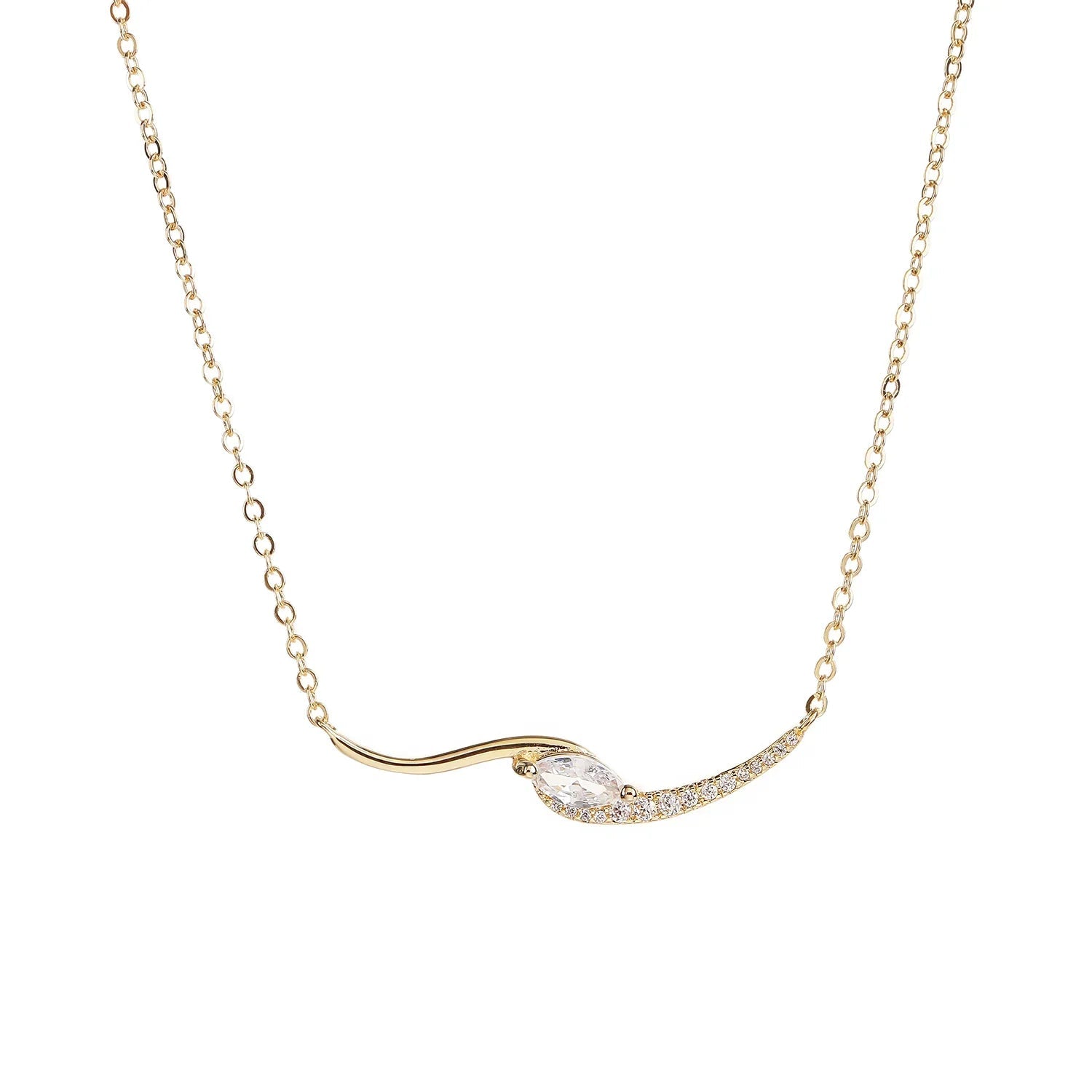 שרשרת כסף 925 משובצת זירקון – ברק ייחודי - | Kalimira Jewelry | תכשיטי כסף Kalimira | إكسسوارات فضة Kalimira