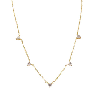 שרשרת כסף 925 משובצת זירקון – ברק ייחודי - | Kalimira Jewelry | תכשיטי כסף Kalimira | إكسسوارات فضة Kalimira