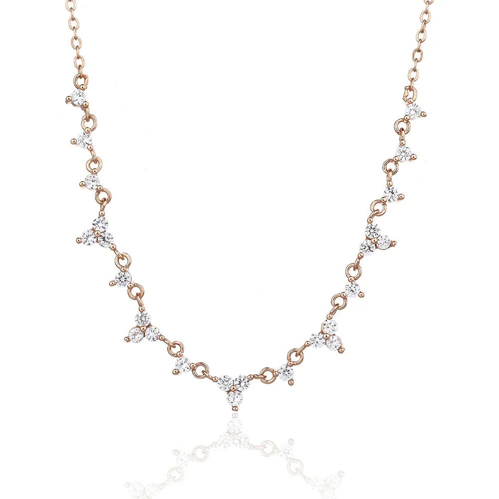 שרשרת כסף 925 משובצת זירקון – ברק ייחודי - | Kalimira Jewelry | תכשיטי כסף Kalimira | إكسسوارات فضة Kalimira