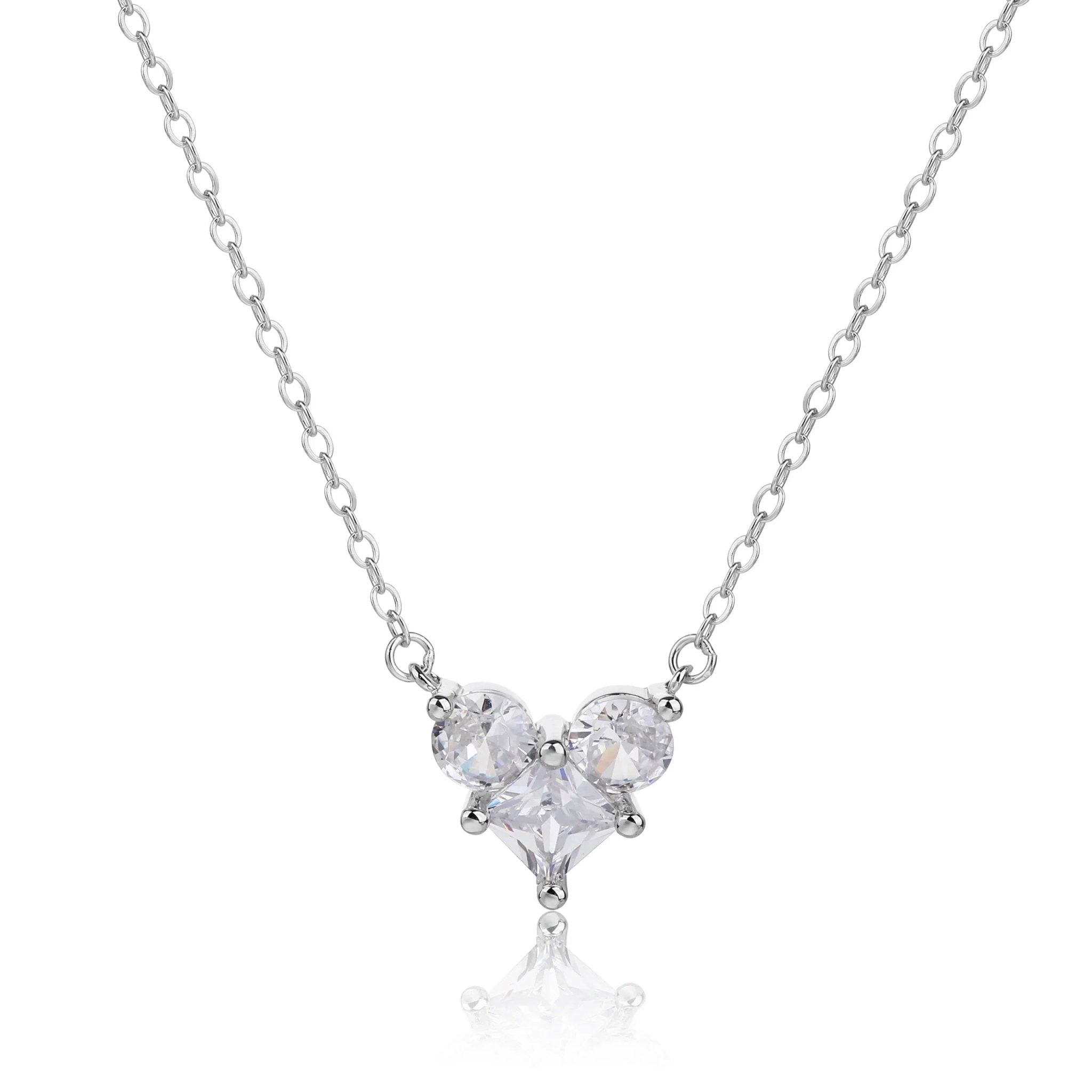 שרשרת כסף 925 משובצת זירקון – ברק ייחודי - | Kalimira Jewelry | תכשיטי כסף Kalimira | إكسسوارات فضة Kalimira