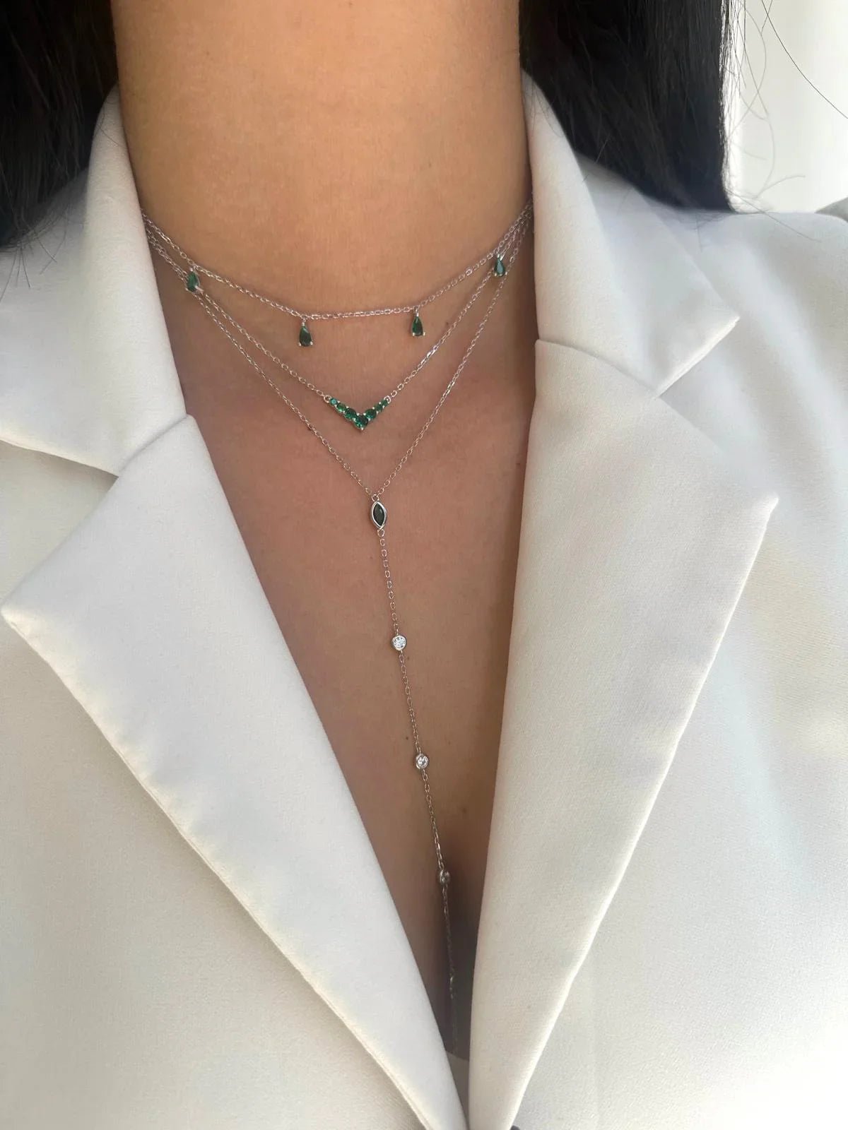 שרשרת צ׳וקר כסף 925 – עיצוב טרנדי צעיר - | Kalimira Jewelry | תכשיטי כסף Kalimira | إكسسوارات فضة Kalimira