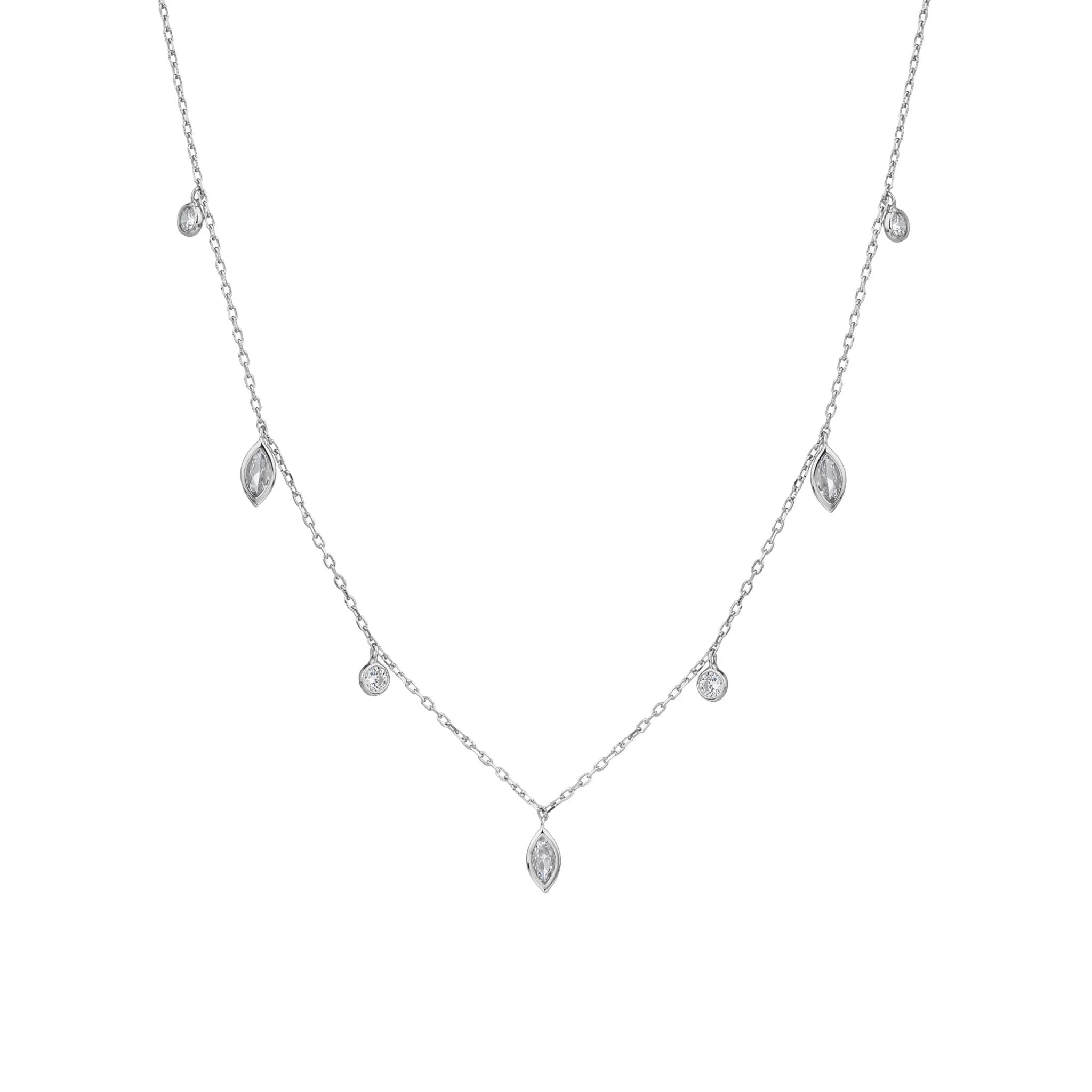 שרשרת צ׳וקר כסף 925 – עיצוב טרנדי צעיר - | Kalimira Jewelry | תכשיטי כסף Kalimira | إكسسوارات فضة Kalimira