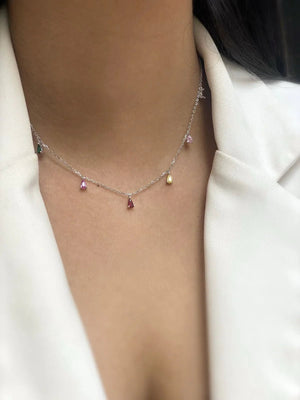 שרשרת צ׳וקר כסף 925 – עיצוב טרנדי צעיר - | Kalimira Jewelry | תכשיטי כסף Kalimira | إكسسوارات فضة Kalimira