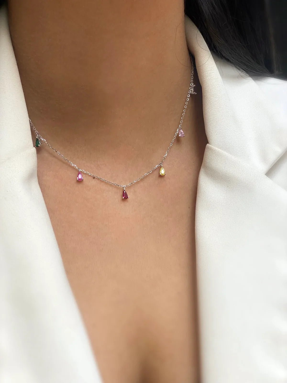 שרשרת צ׳וקר כסף 925 – עיצוב טרנדי צעיר - | Kalimira Jewelry | תכשיטי כסף Kalimira | إكسسوارات فضة Kalimira