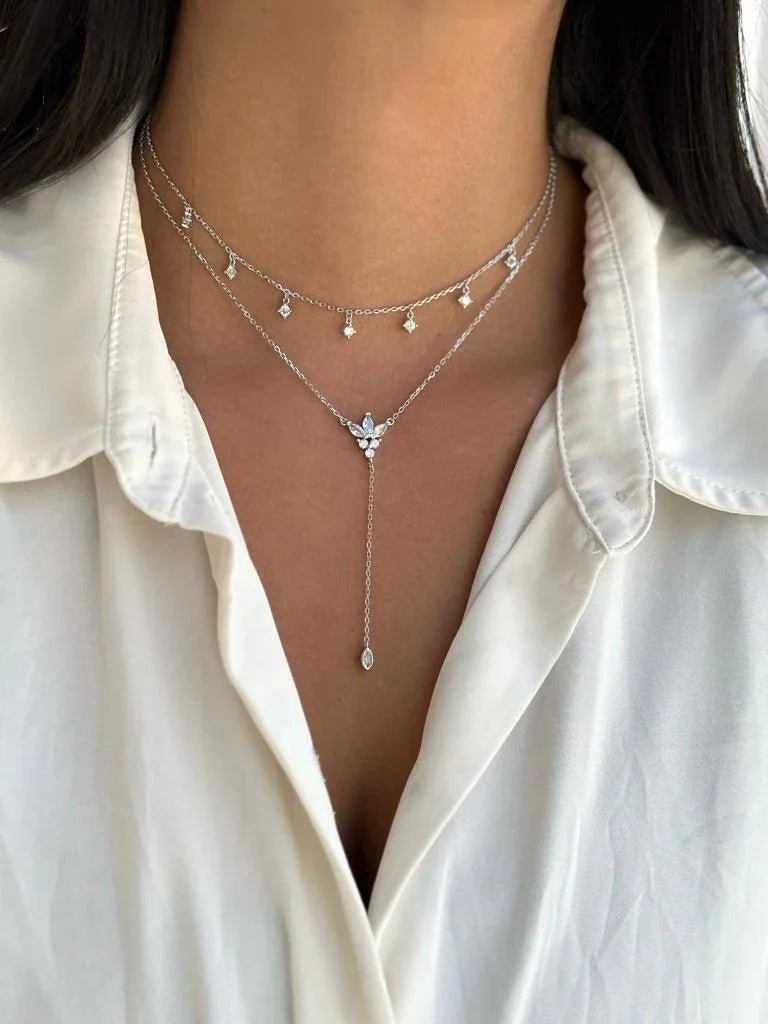 שרשרת צ׳וקר כסף 925 – עיצוב טרנדי צעיר - | Kalimira Jewelry | תכשיטי כסף Kalimira | إكسسوارات فضة Kalimira