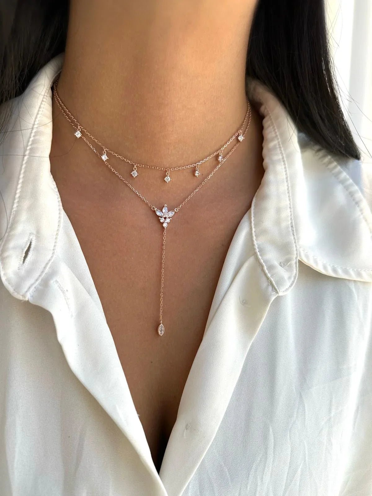 שרשרת צ׳וקר כסף 925 – עיצוב טרנדי צעיר - | Kalimira Jewelry | תכשיטי כסף Kalimira | إكسسوارات فضة Kalimira