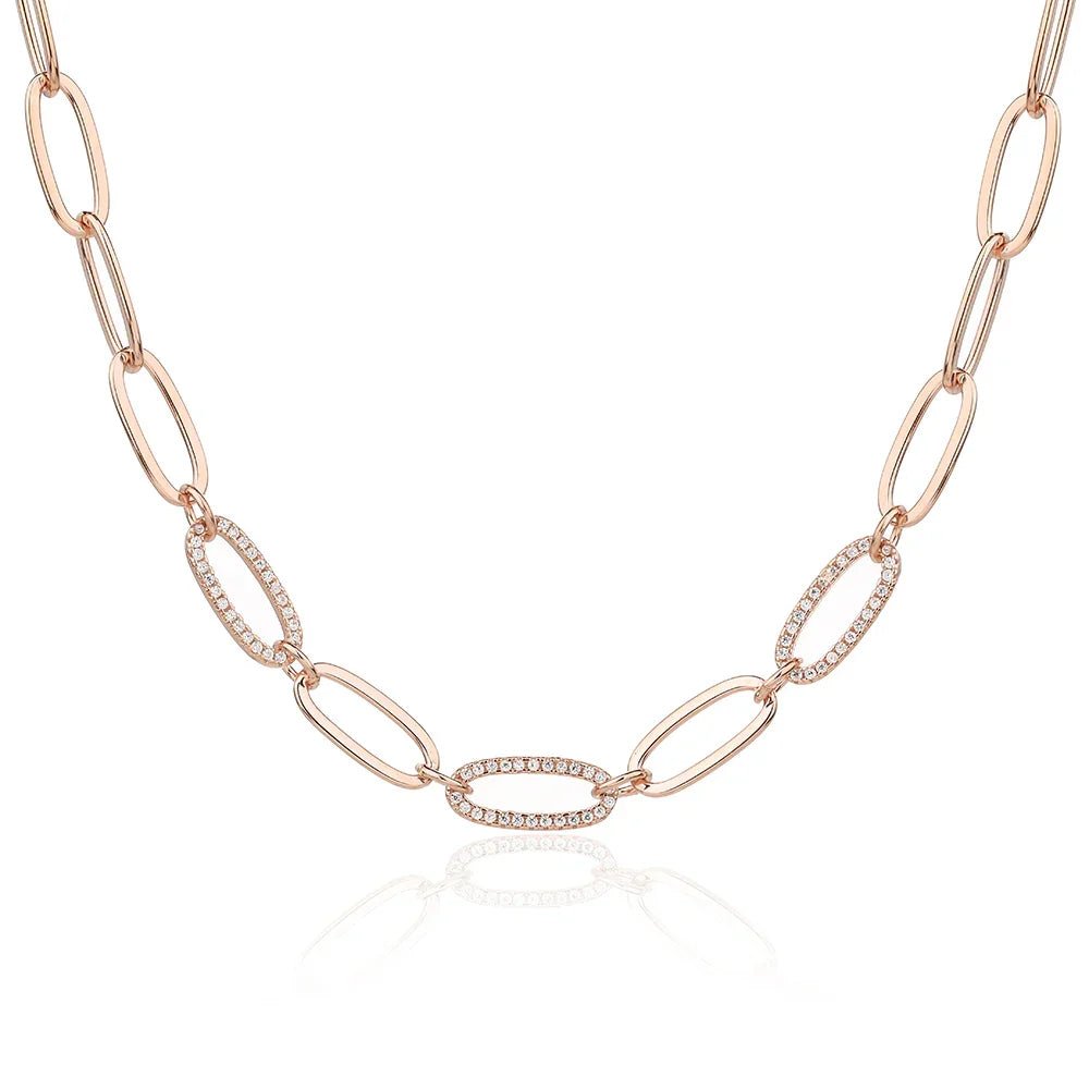 שרשרת חוליות כסף 925 – עיצוב מודרני ואלגנטי - | Kalimira Jewelry | תכשיטי כסף Kalimira | إكسسوارات فضة Kalimira